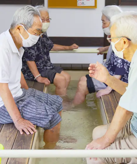足湯 ｜ 施設内風景